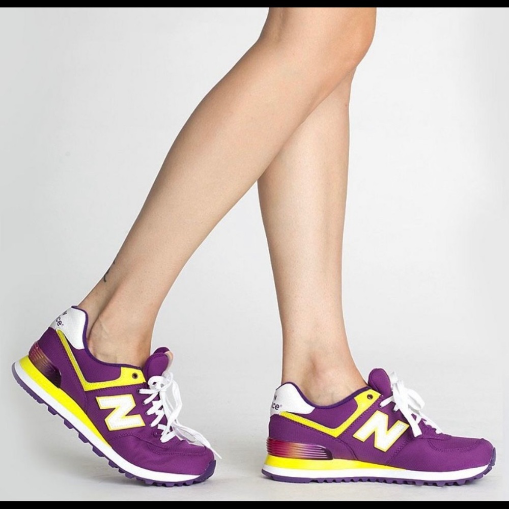 New Balance | Retro Purple 574 Sneakers 8
